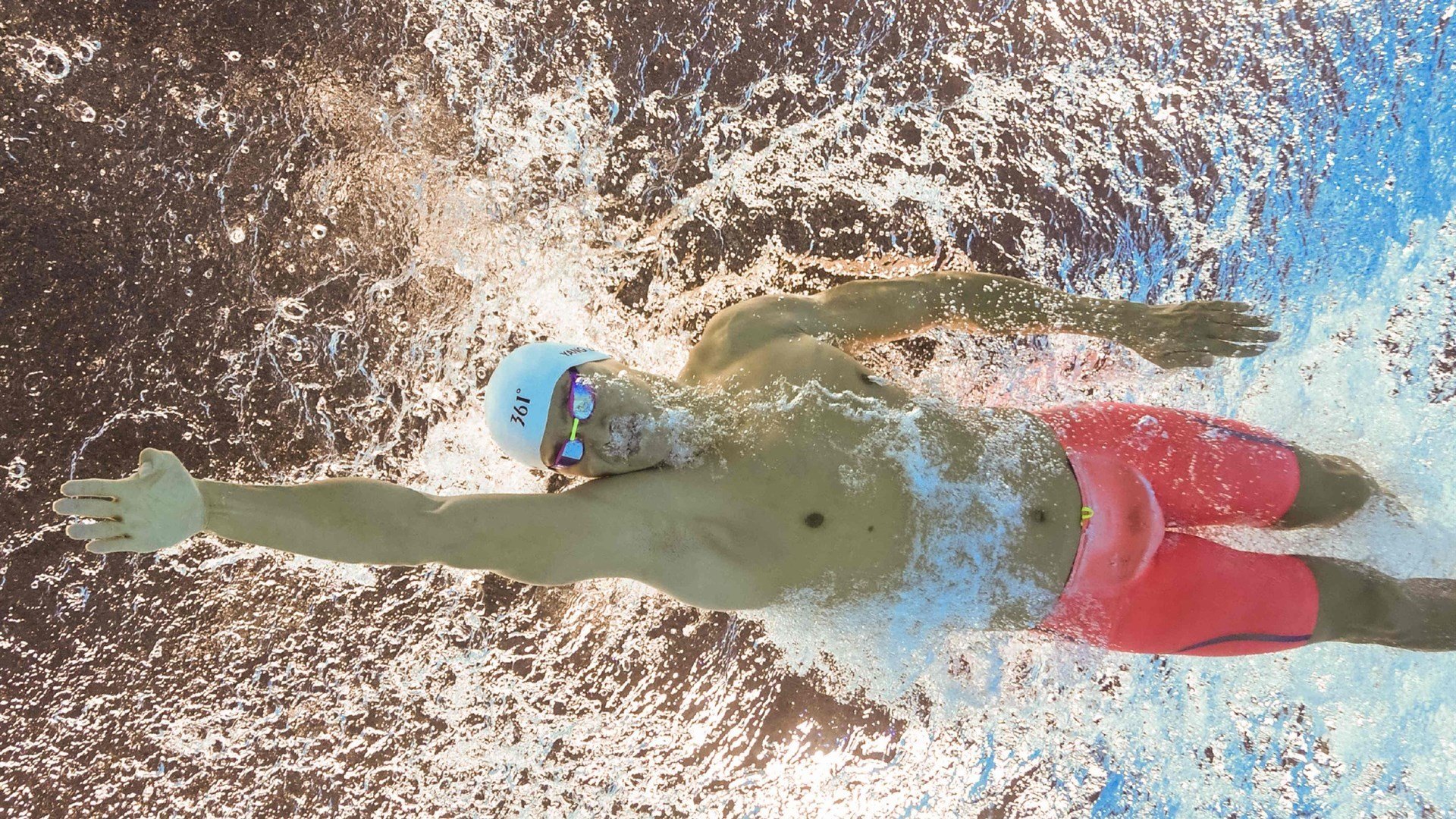 混合泳赛事中立代表队A团队配合默契,混合泳决赛视频